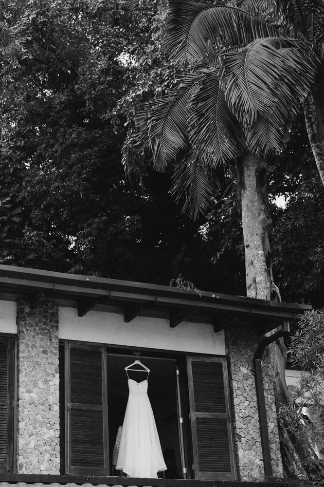 Vestido na casa
